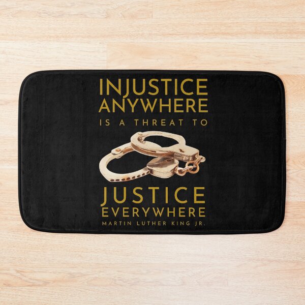 Item preview, Injustice anywhere is a threat to justice everywhere MLK designed and sold by Hiremeamerica.