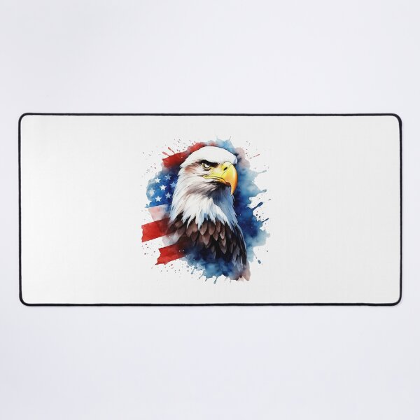 Item preview, Patriotic eagle designed and sold by Rosaliartbook.