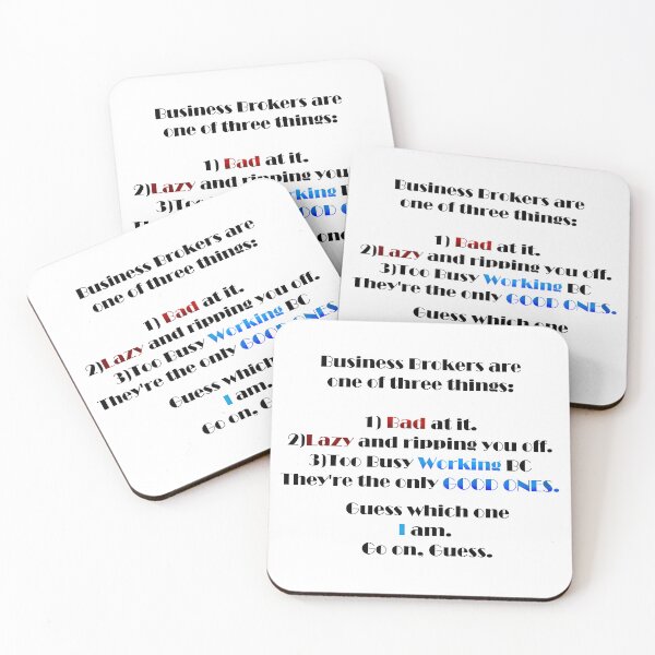 Item preview, Business Broker Truth designed and sold by Zovanah.