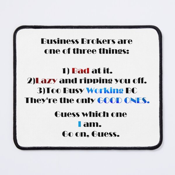 Item preview, Business Broker Truth designed and sold by Zovanah.