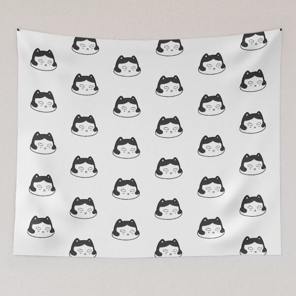 Item preview, sideburns funny cat with swag and thug life face roll his eyes designed and sold by snow-at-noon.