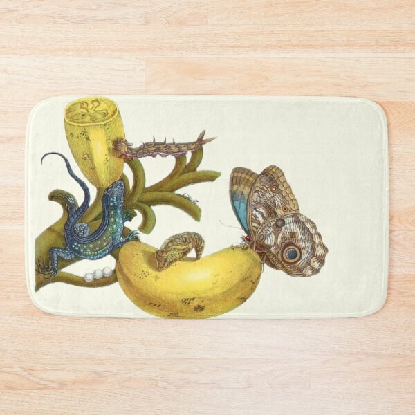 Item preview, Antique scientific illustration of animals in a banana plant designed and sold by scientiafemina.