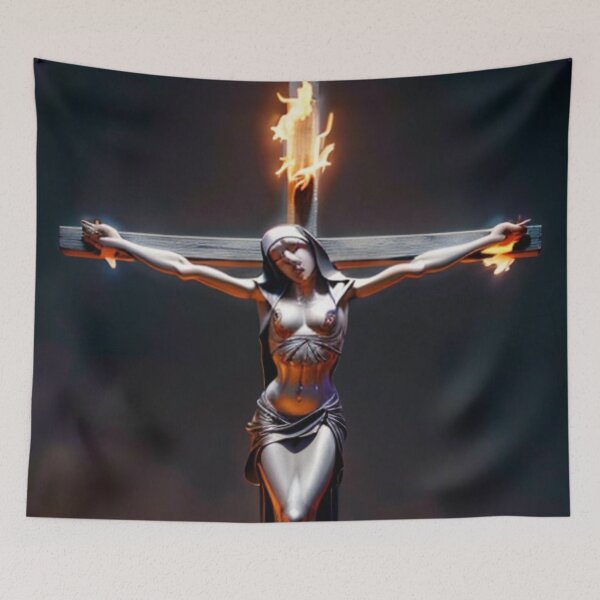 Item preview, Fiery Crucifixion designed and sold by Source919.