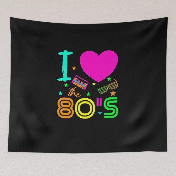 Item preview, I love the 80's - partying 80's party old school retro MC disco fever designed and sold by Gordenwear.