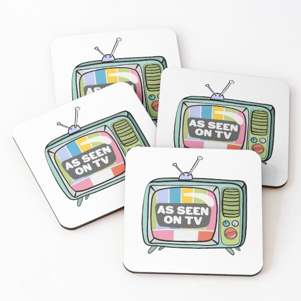 Item preview, Retro Blue TV with As Seen on TV Message designed and sold by StateOfDaisy.
