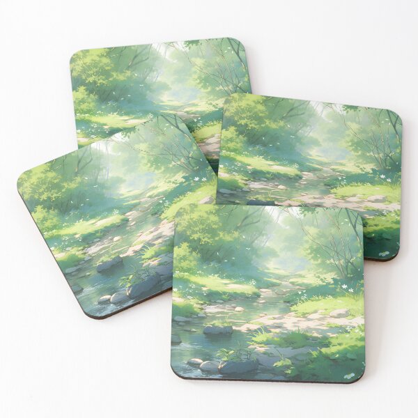 Item preview, The Tranquil Haven: A Verdant Landscape with Crystal Clear Waters designed and sold by Wylveragon.