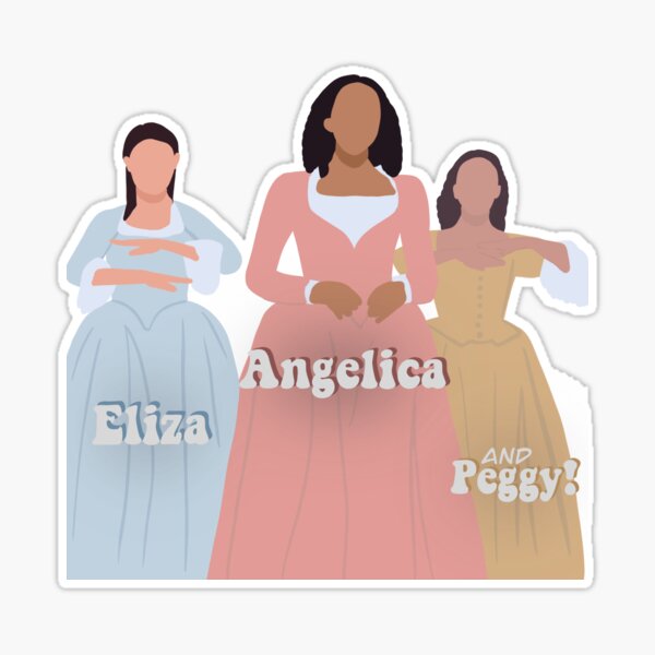 Logo Angelica And Eliza Hamilton Angelica, Eliza And Peggy