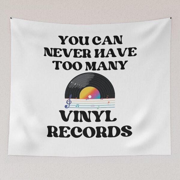 Item preview, Funny You Can Never Have Too Many Vinyl Records Retro DJ designed and sold by MagicSD Designs.