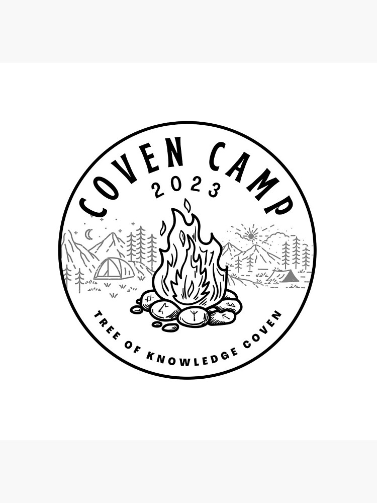 Thumbnail 3 of 3, Pin, Coven Camp Pins & Stickers designed and sold by treeofknowledge.