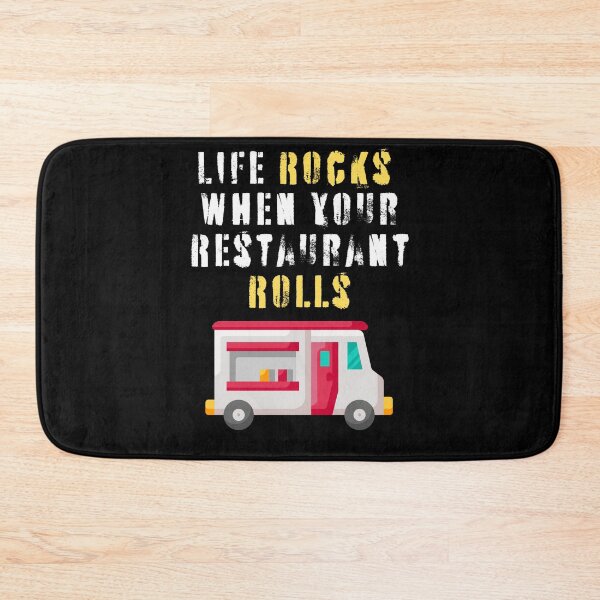 Item preview, Funny Food Truck Life Rocks When Your Restaurant Rolls designed and sold by MagicSD Designs.