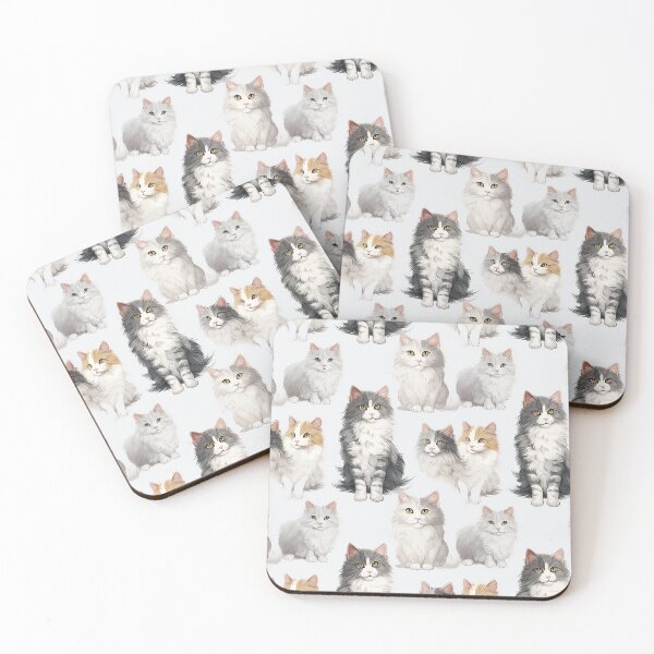 Item preview, Fluffy Cats designed and sold by patchic.