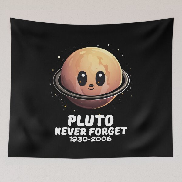Item preview, Never Forget Pluto: Retro Funny Nerd for Astronomy Lovers designed and sold by anass002.