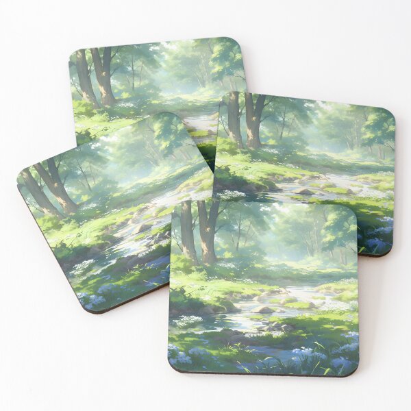 Item preview, Mystic Woodland Symphony: Enchanting Serenity in Emerald Shades designed and sold by Wylveragon.
