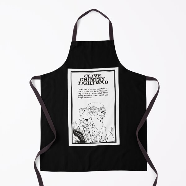 Item preview, Clive can’t stand being in the kitchen, but he loves to cook the books. designed and sold by Treetopideas.