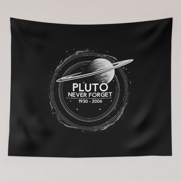 Item preview, Never Forget Pluto: Retro Funny Nerd for Astronomy Lovers designed and sold by anass002.
