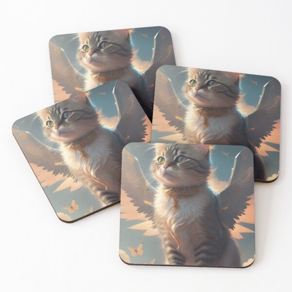 Item preview, flying cat digital art designed and sold by artedigitaluy.