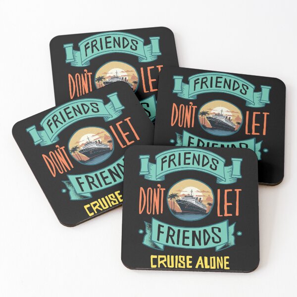 Item preview, Friends Cruise Together Vintage Sunset Design designed and sold by Zandalus.