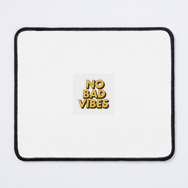 Item preview, NO BAD VIBES STICKER  designed and sold by Zaidsinki.