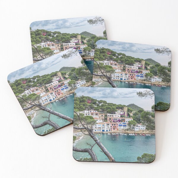 Item preview, Cala Sa Tuna Seascape in Costa Brava, Catalonia, Spain - Tranquil Coastal Art for Mediterranean Vibes designed and sold by Marc Garrido Clotet.