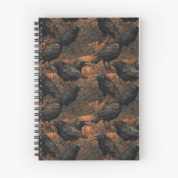 Item preview, Gothic Crows Ravens Tiles Pattern designed and sold by Rottopics.