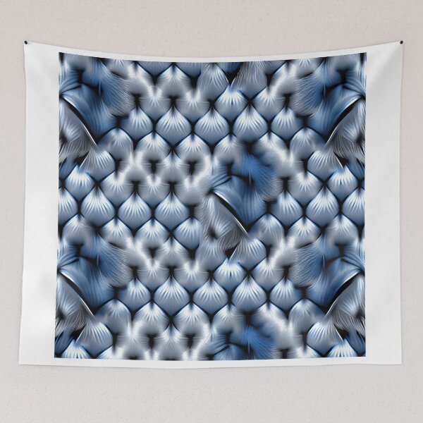 Item preview, Metallic pattern 3 (blue, silver) designed and sold by giggles-omg.