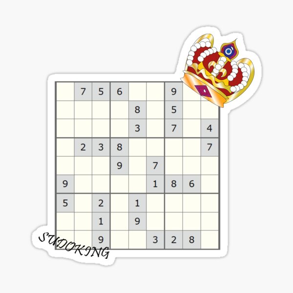 Item preview, Sudoku King designed and sold by Vlume.