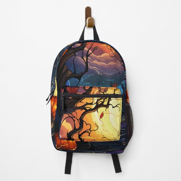 Item preview, Castle Church Creepy Spooky Halloween Sunset Pumpkin designed and sold by NearlyNow.