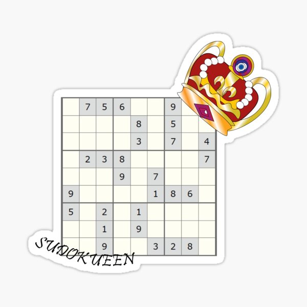 Item preview, Sudoku Queen designed and sold by Vlume.