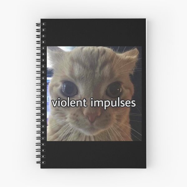 Item preview, Violent Impulses Orange Cat designed and sold by meabh00.