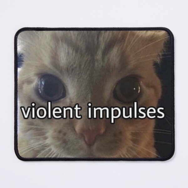 Item preview, Violent Impulses Orange Cat designed and sold by meabh00.