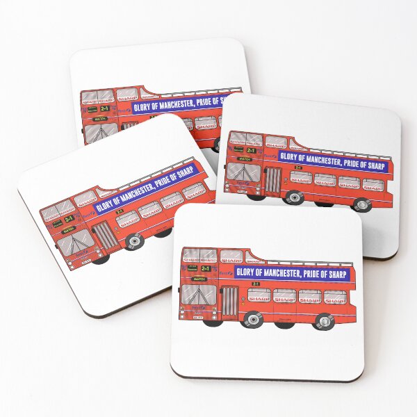 Item preview, Manchester United 1999 Treble parade bus designed and sold by jimmy-digital.