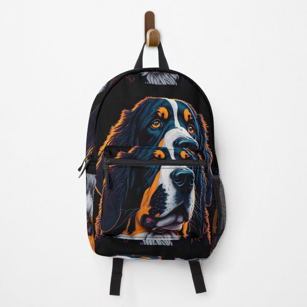Item preview, Silhouette Symphony: Bernese Mountain Dog under the Sunset designed and sold by DesignArtEmpire.