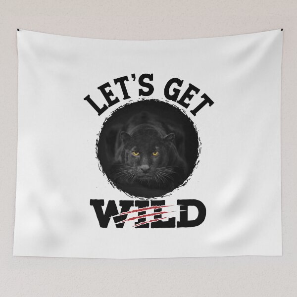 Item preview, Let's Get Wild with This Stunning Black Panther Design designed and sold by Abanak.
