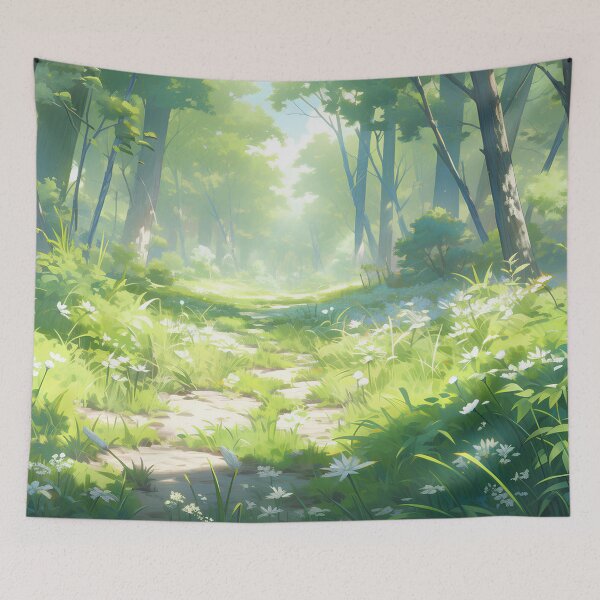 Item preview, Enchanted Verdant Canopy: A Captivating Journey into a Serene and Mystical Green Landscape designed and sold by Wylveragon.
