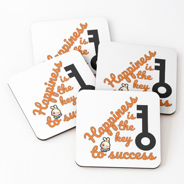 Item preview, Unlocking Success - Happiness is the Key | Motivational Art designed and sold by OrangeMG.