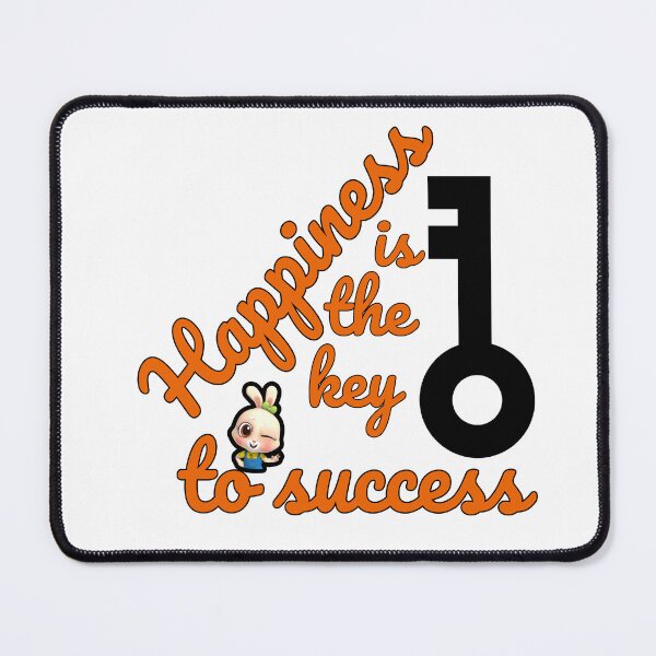 Item preview, Unlocking Success - Happiness is the Key | Motivational Art designed and sold by OrangeMG.