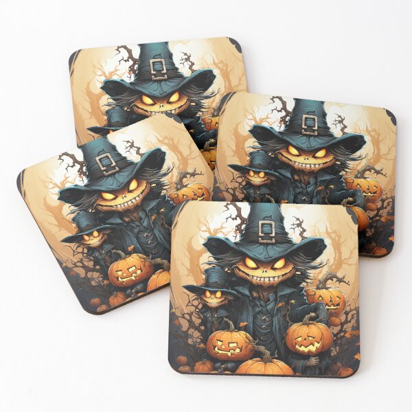 Item preview, Scarecrow Witch Pumpkin Jack o Lantern Creepy Spooky Halloween designed and sold by NearlyNow.