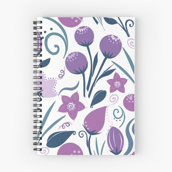 Item preview, Flores moradas exóticas designed and sold by DigThatPrint.