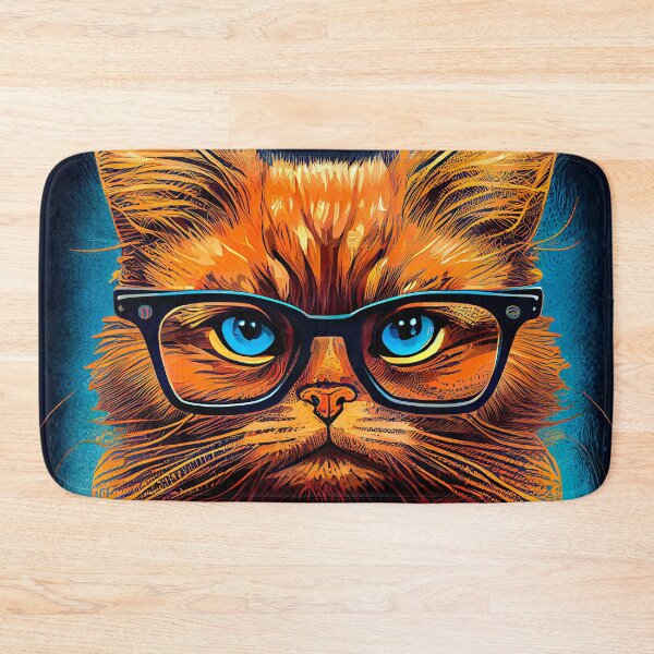 Item preview, Hipster cat Felix #cat  designed and sold by JBJart.