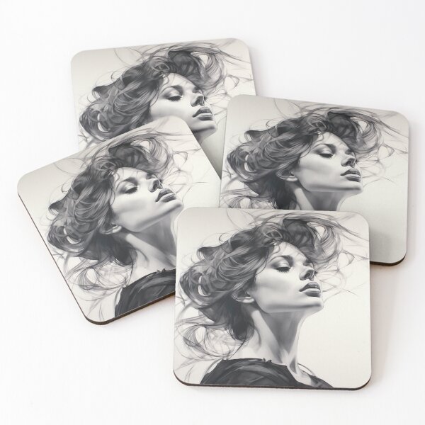 Item preview, Timeless Elegance: Portrait of a Graceful Woman designed and sold by Neuronexia.