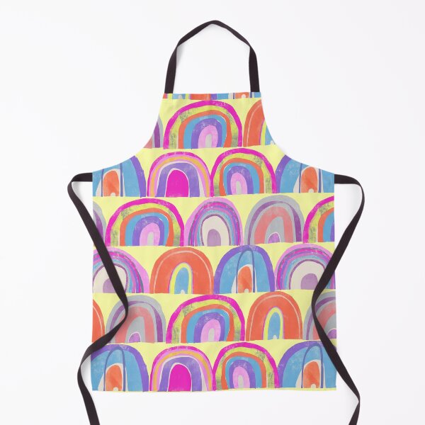 Item preview, Rainbow Collage on Yellow designed and sold by Christine Philbrick.