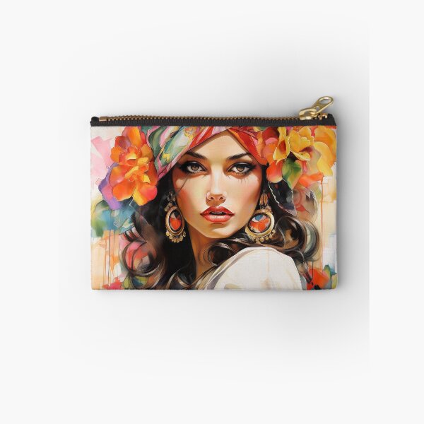 Item preview, Burst of Colors: Portrait of a Multicolored Woman designed and sold by Neuronexia.