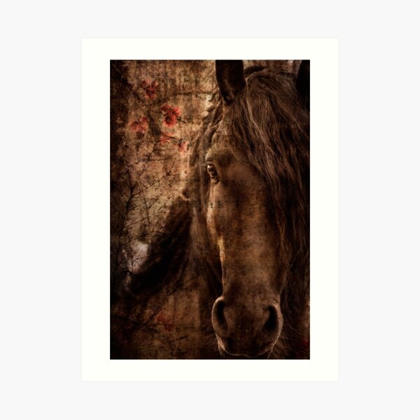 Music of horse Art Print