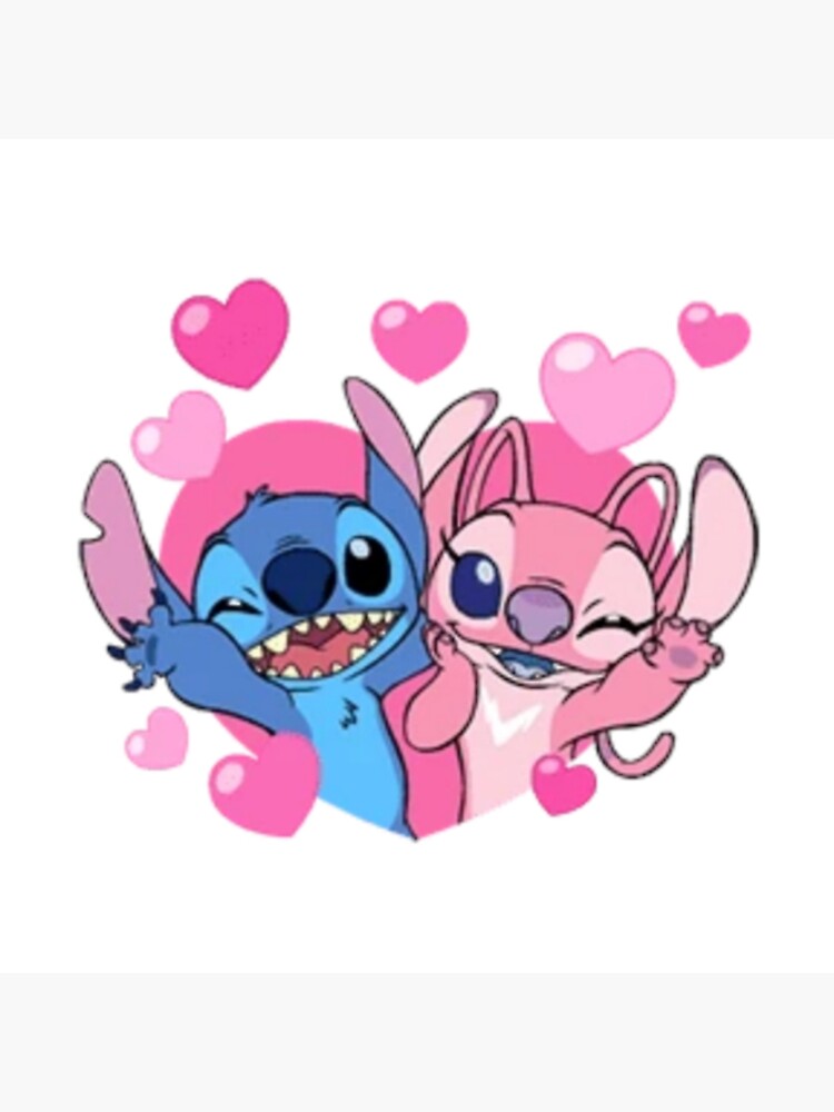 stitch and angel Poster by Reality Fan