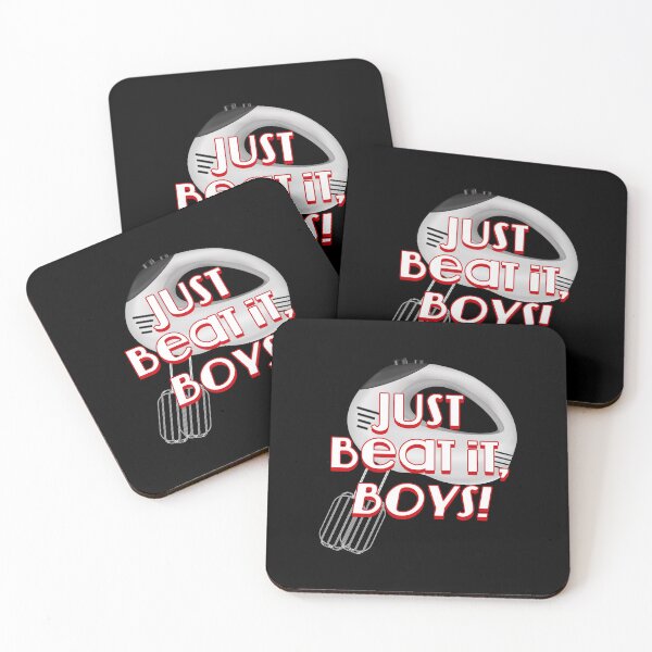 Item preview, Just Beat It, Boys! (on Black) designed and sold by epinkb.