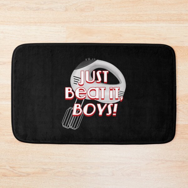 Item preview, Just Beat It, Boys! (on Black) designed and sold by epinkb.