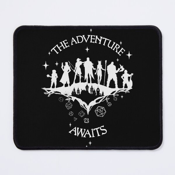Item preview, The Adventure Awaits - Alternative | DnD Party | Dungeons and Dragons designed and sold by keyvei.
