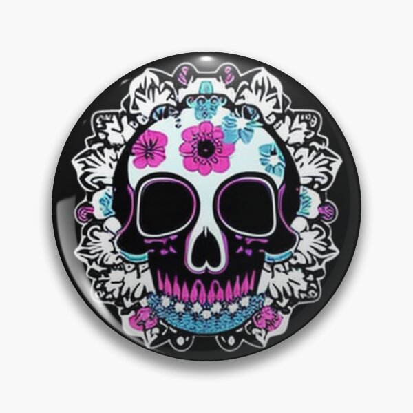 Item preview, happy skull 3 designed and sold by MariluValdez.