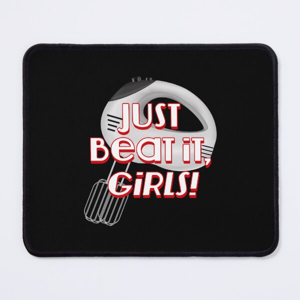 Item preview, Just Beat It, Girls! (on Black) designed and sold by epinkb.