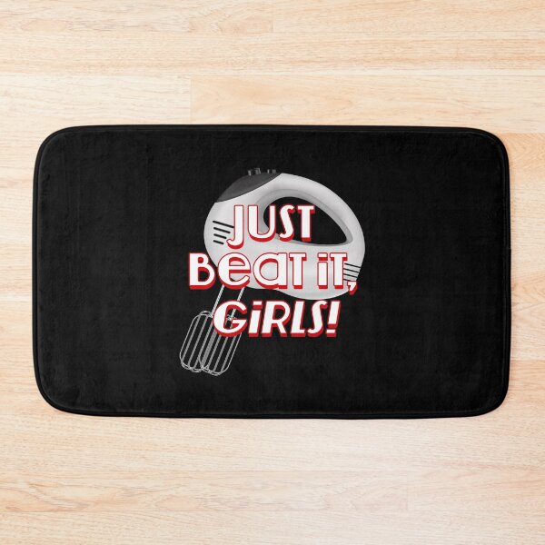 Item preview, Just Beat It, Girls! (on Black) designed and sold by epinkb.